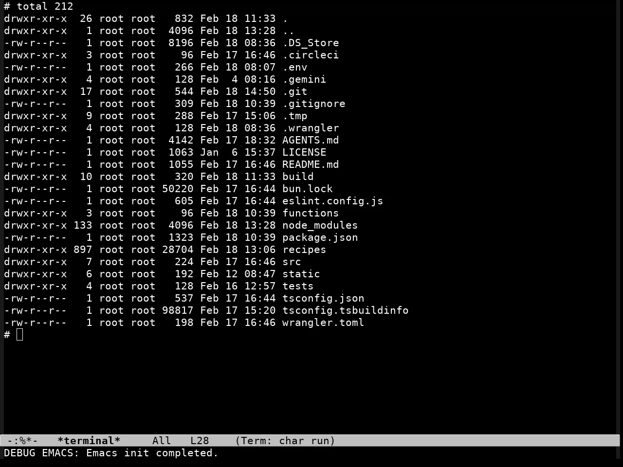 Glass Tty Theme in term
