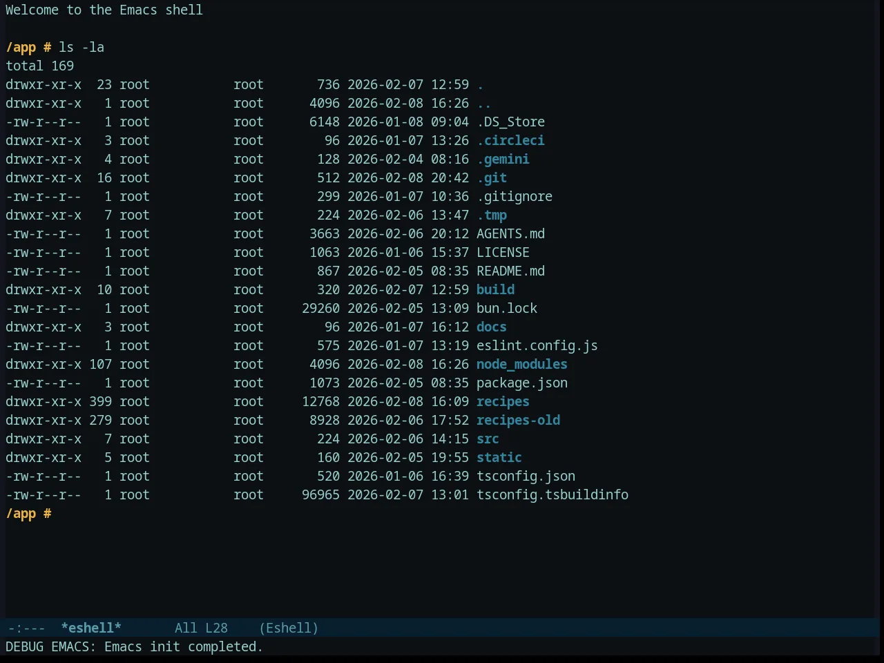 Gotham Theme in eshell