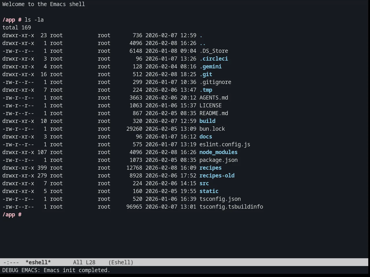 Graham Theme in eshell