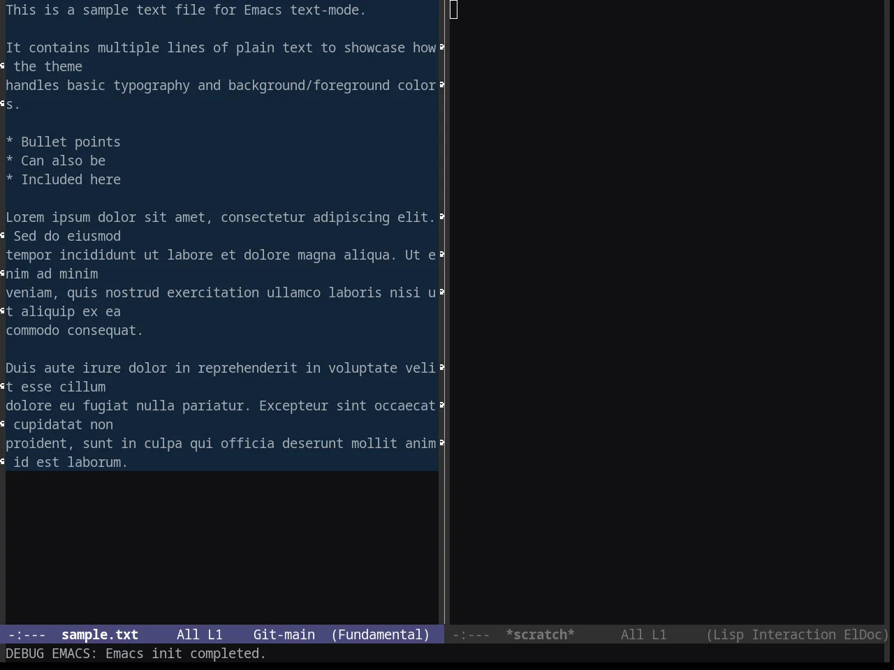 Granger Theme in fundamental-mode