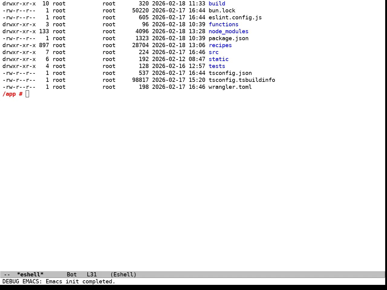 Graphene Meta Theme in eshell