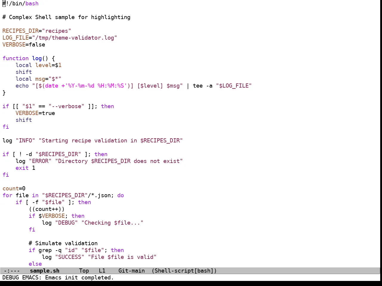 Graphene Meta Theme in sh-mode