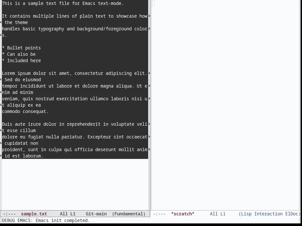 Greymatters Theme in fundamental-mode