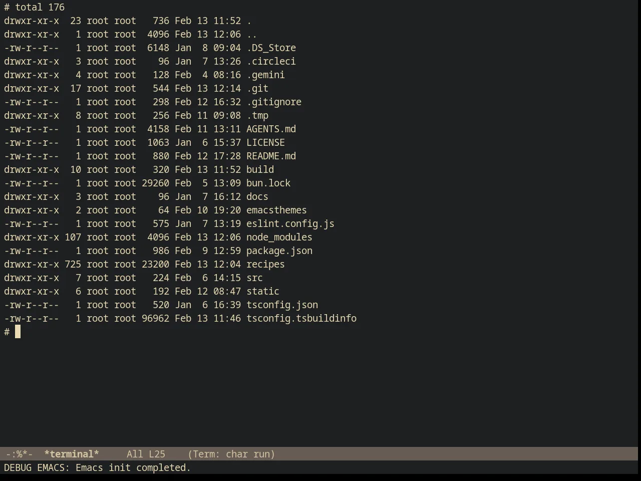 Gruvbox Dark Hard Theme in term