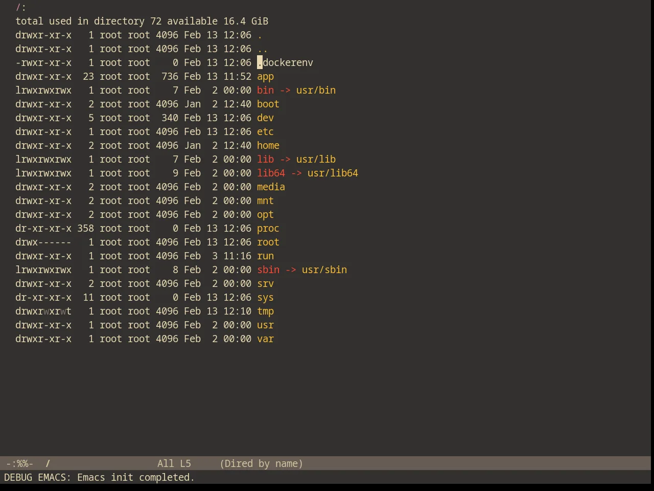 Gruvbox Dark Soft Theme in dired