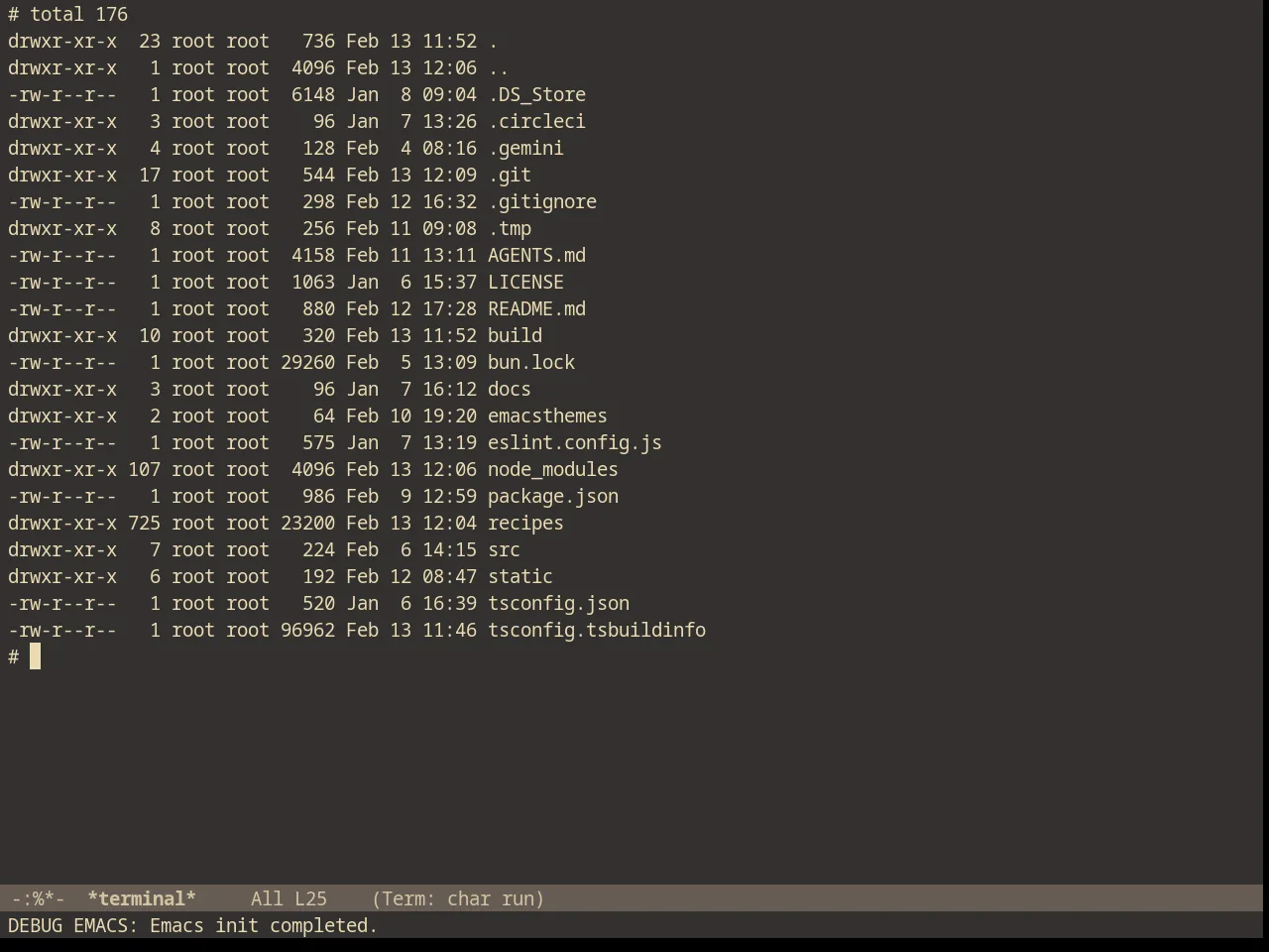 Gruvbox Dark Soft Theme in term