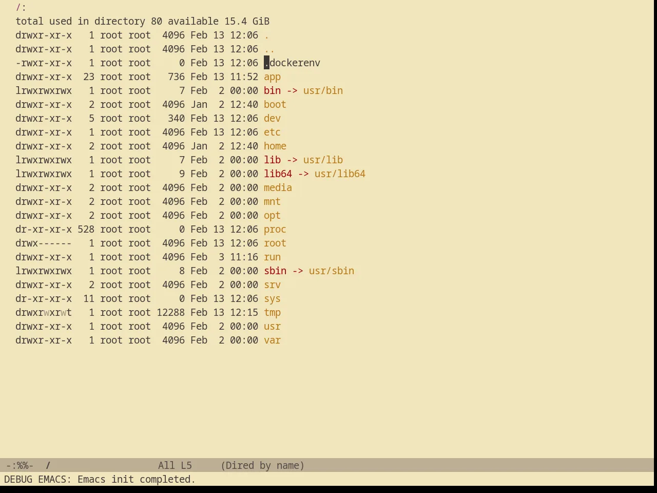 Gruvbox Light Soft Theme in dired
