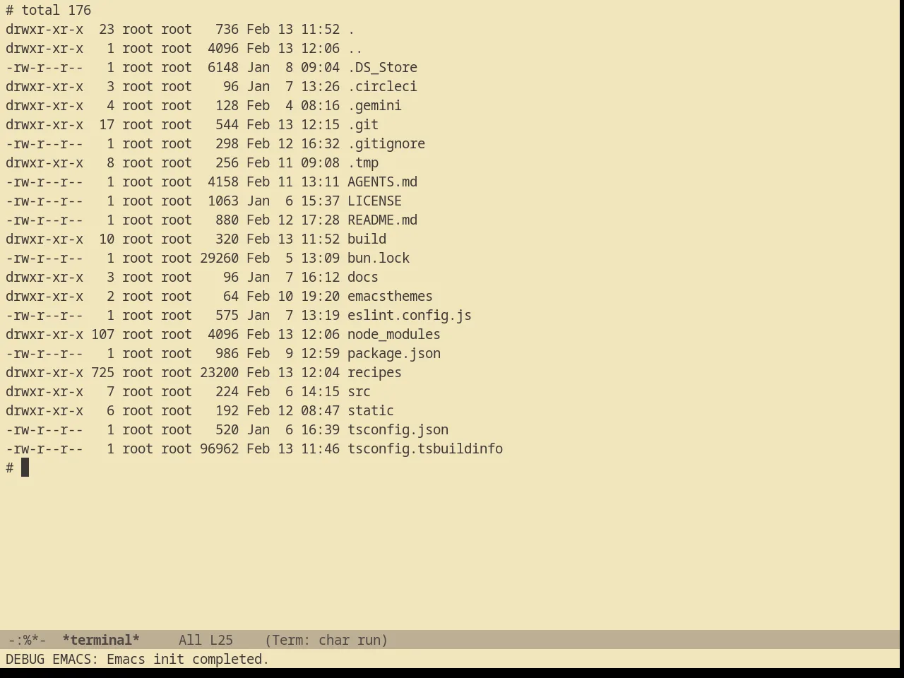Gruvbox Light Soft Theme in term