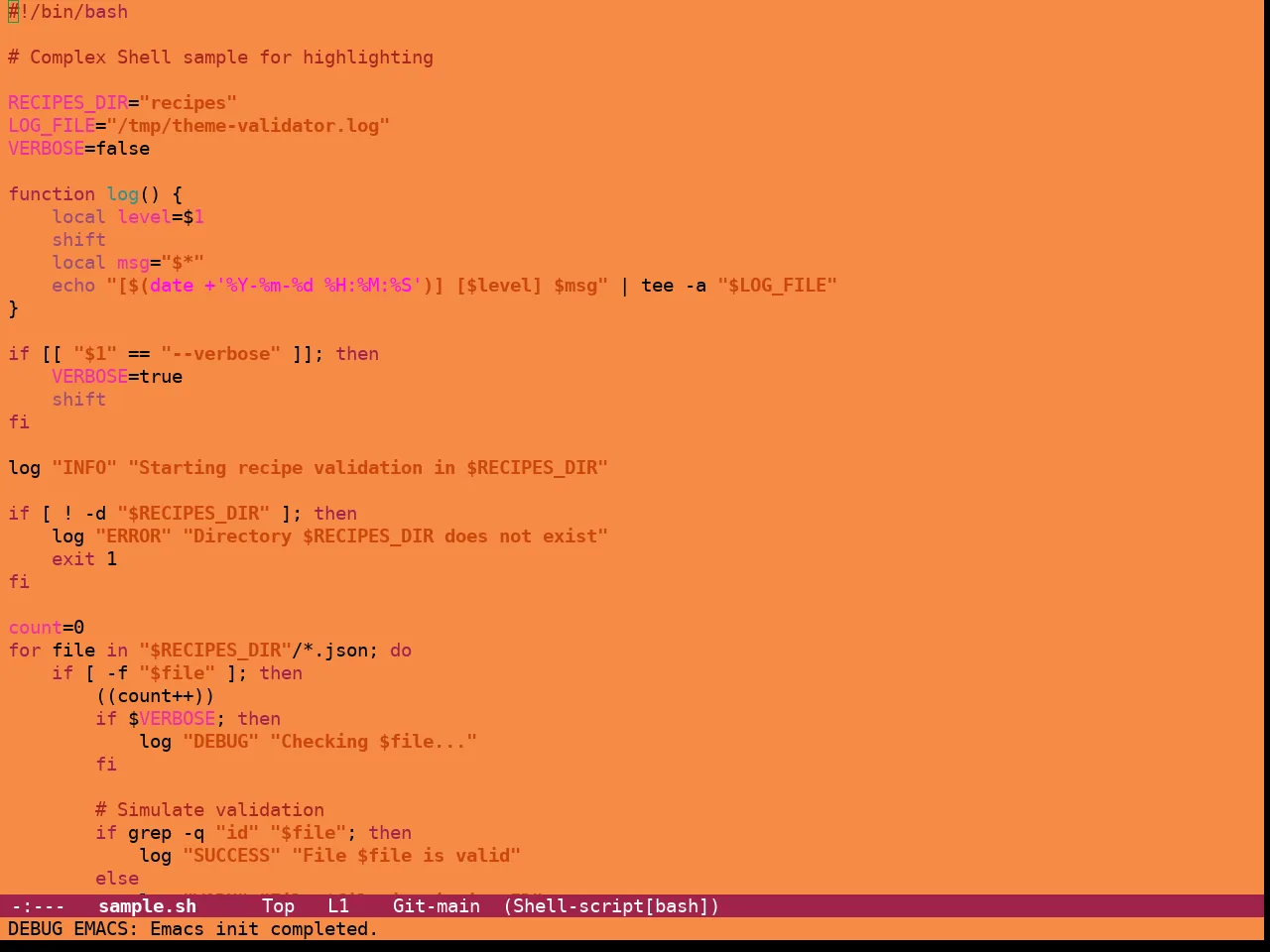 Guava Themes Acer Theme in sh-mode