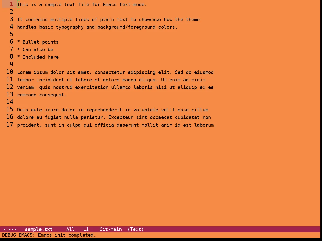 Guava Themes Acer Theme in text-mode
