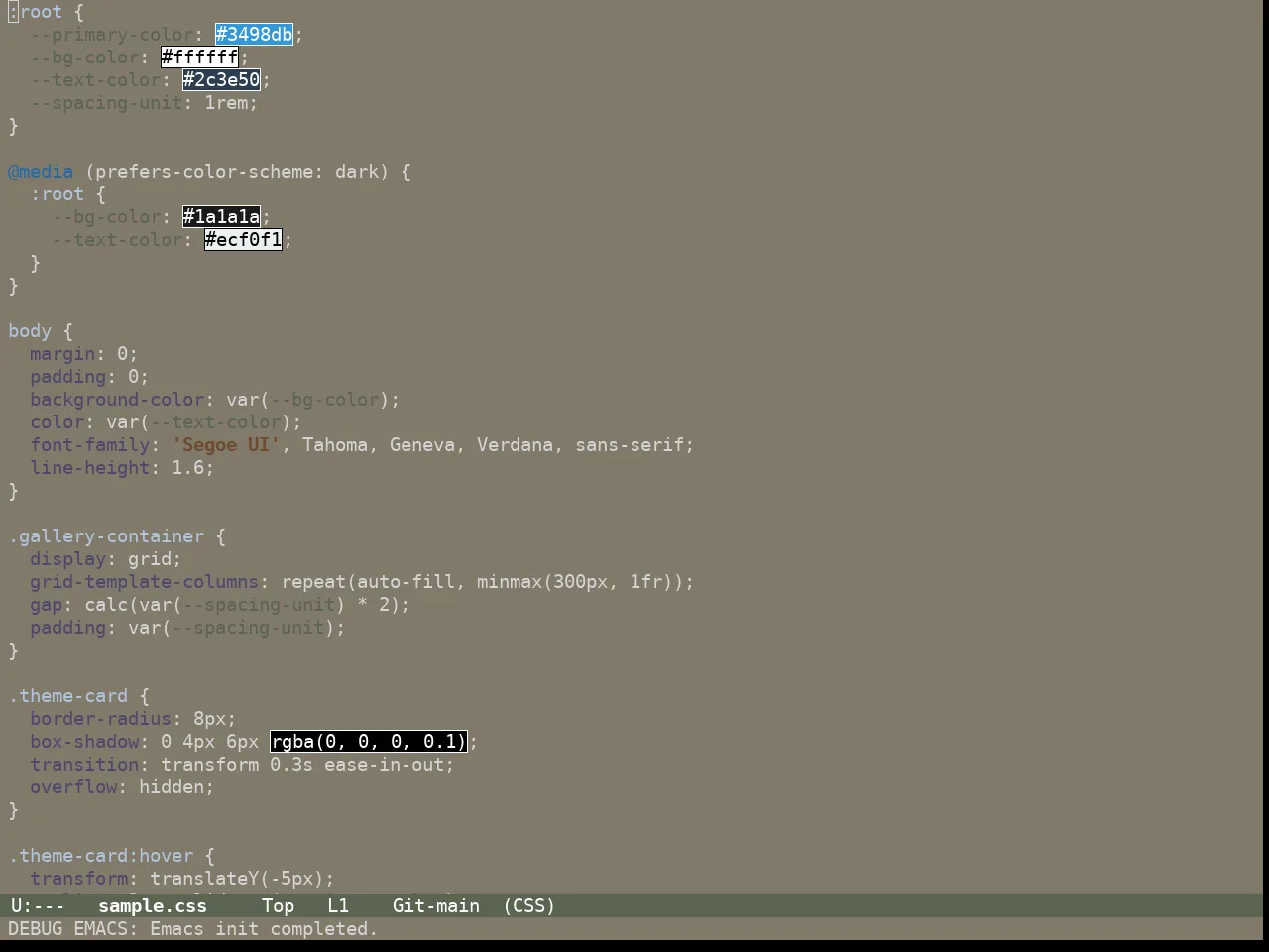 Guava Themes Ceiba Theme in css-mode