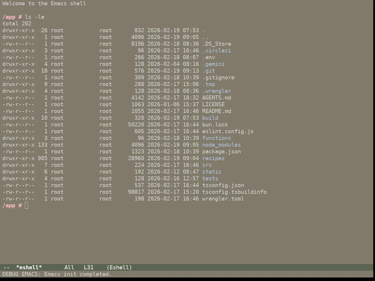 Guava Themes Ceiba Theme in eshell