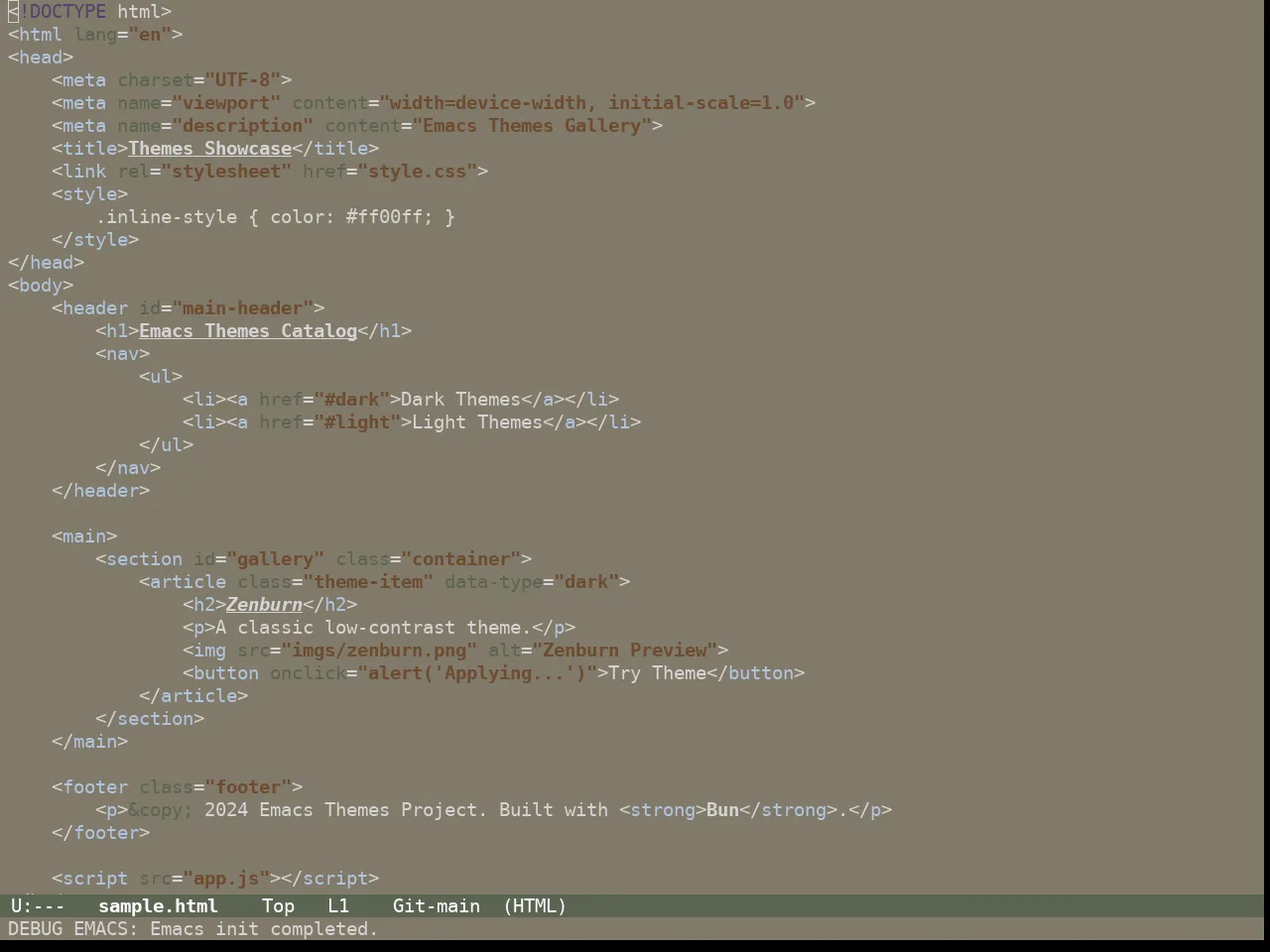 Guava Themes Ceiba Theme in html-mode