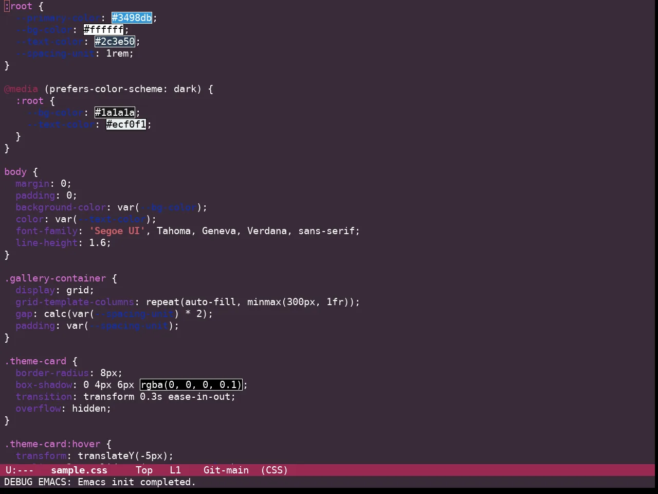 Guava Themes Cordyline Theme in css-mode