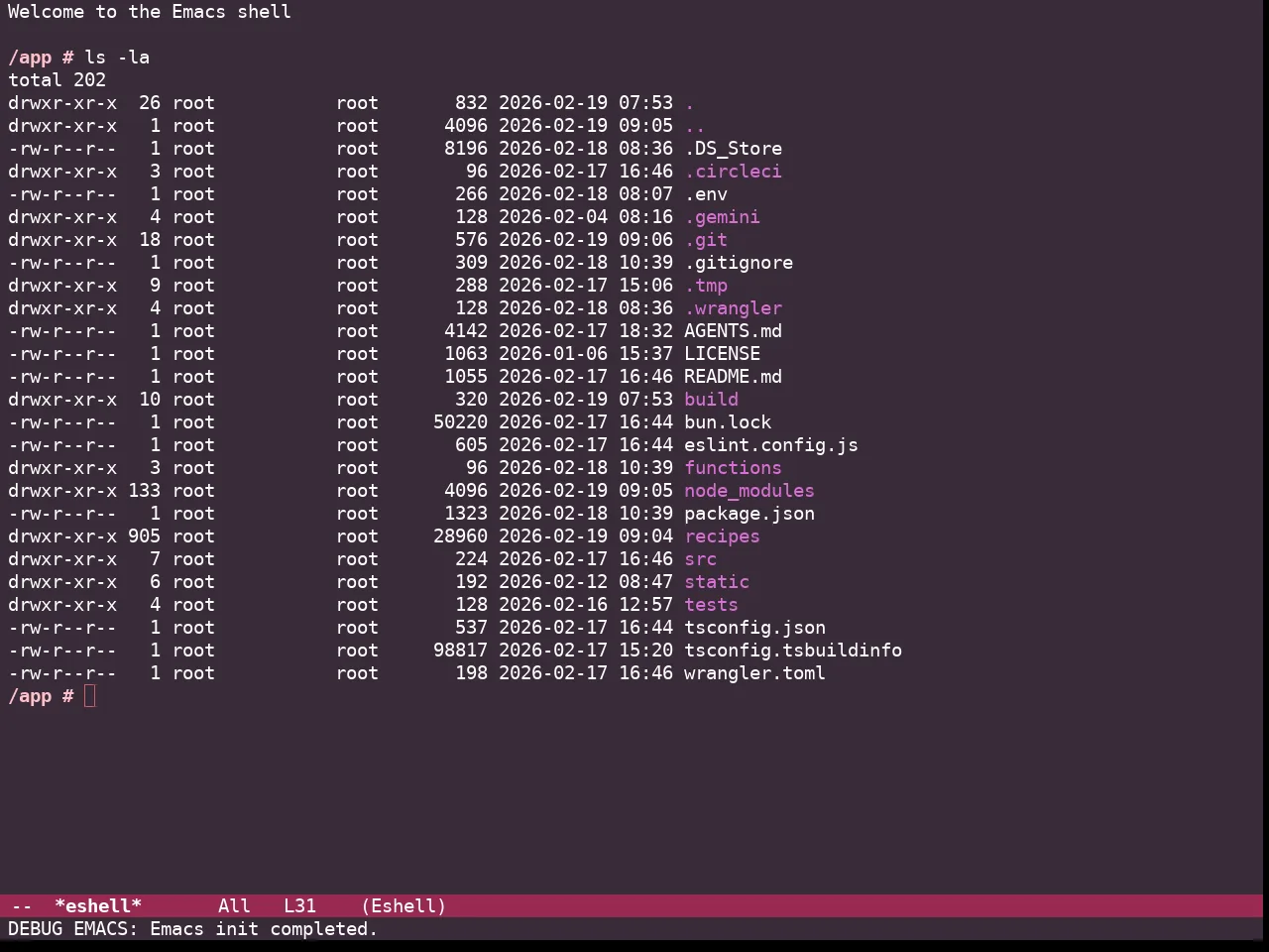 Guava Themes Cordyline Theme in eshell