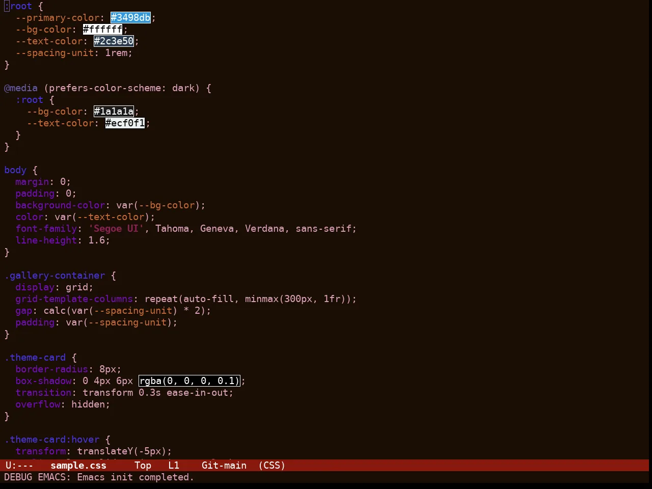 Guava Themes Prunus Theme in css-mode