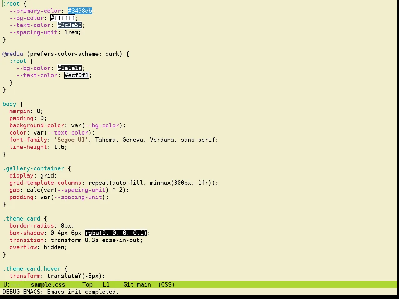 Guava Themes Psidium Theme in css-mode