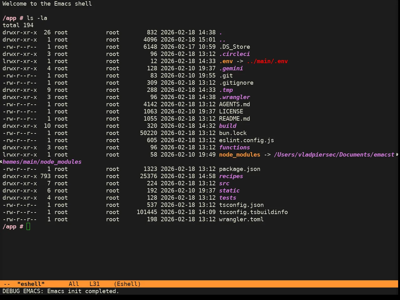 Halloweenie Theme in eshell