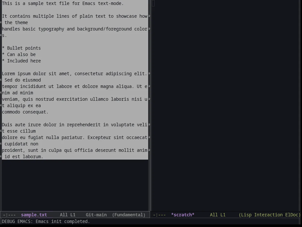 Hamburg Theme in fundamental-mode