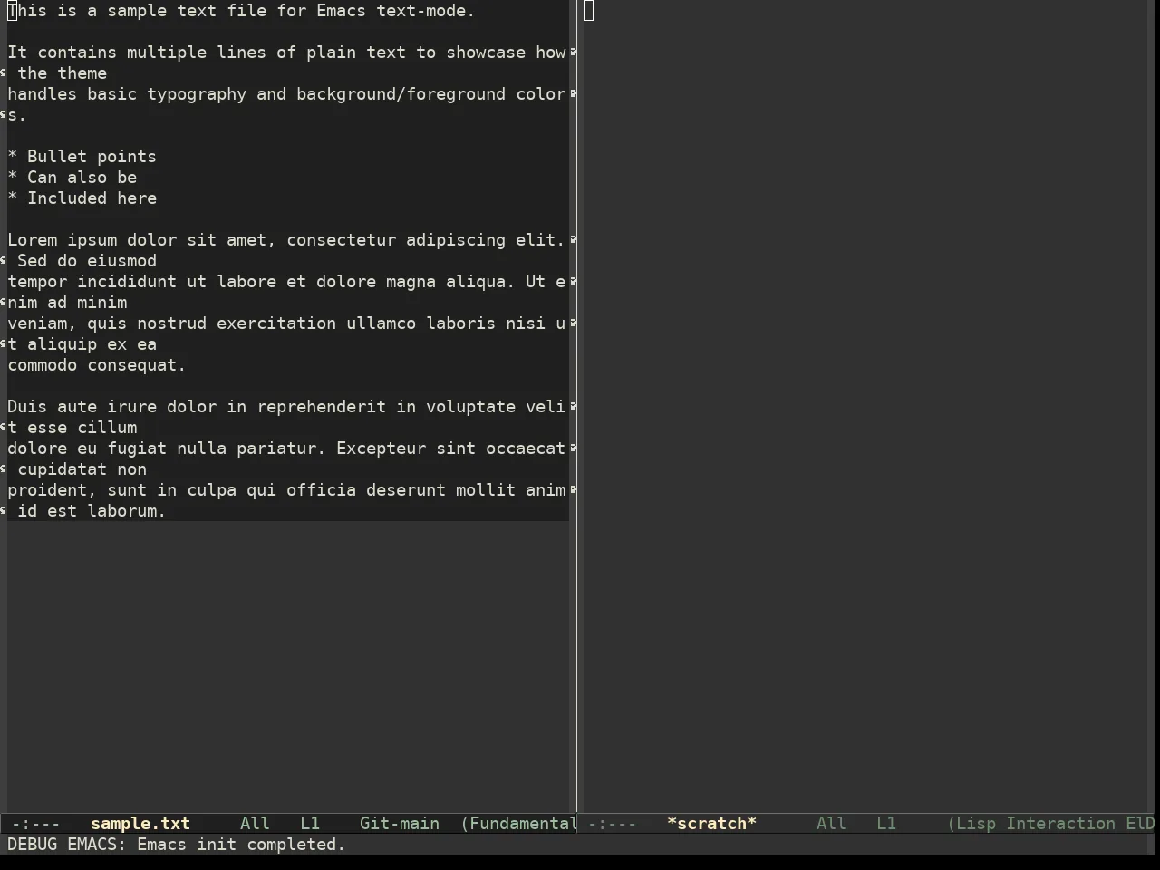 Hc Zenburn Theme in fundamental-mode