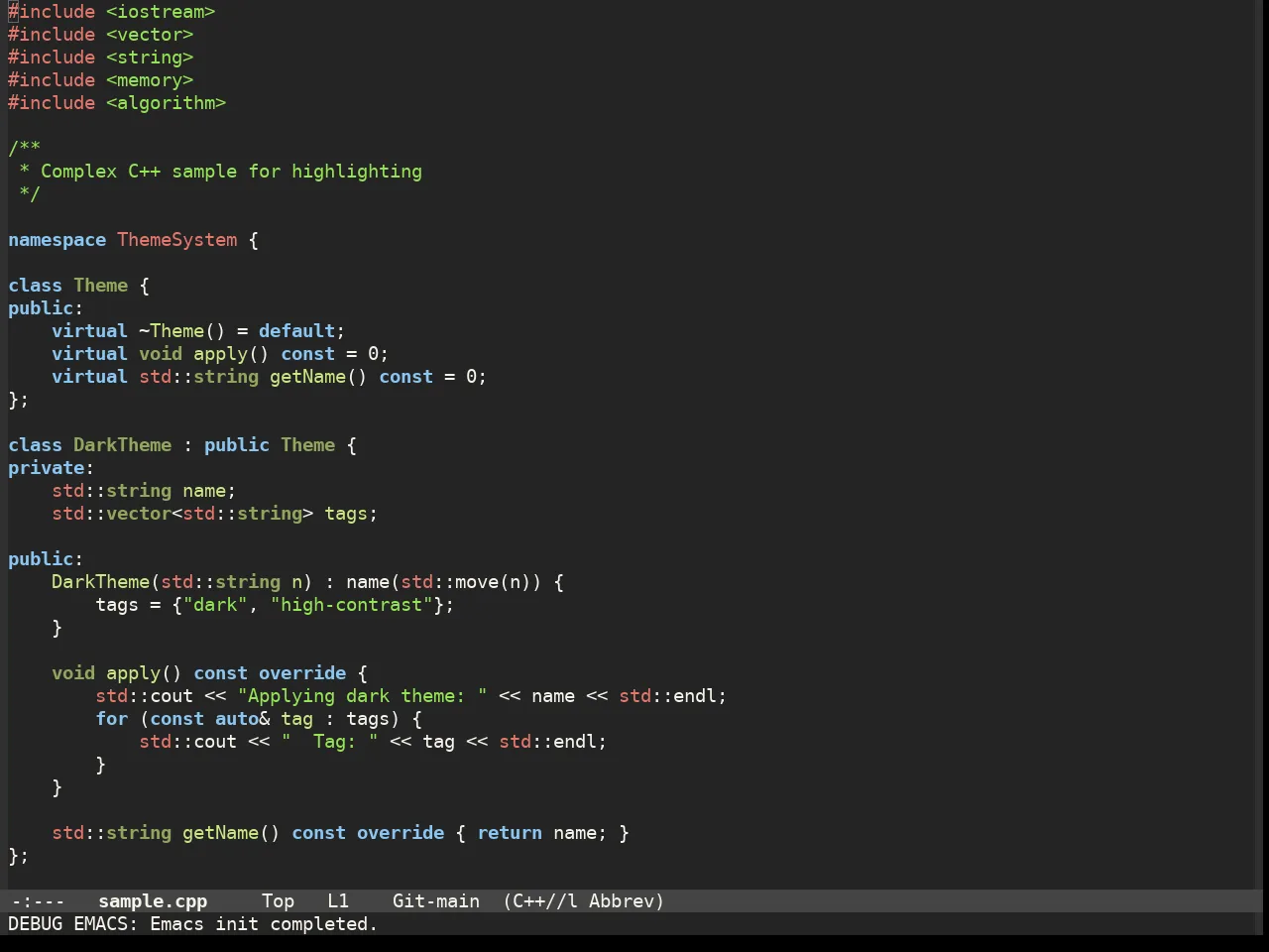 Heaven and Hell in c++-mode
