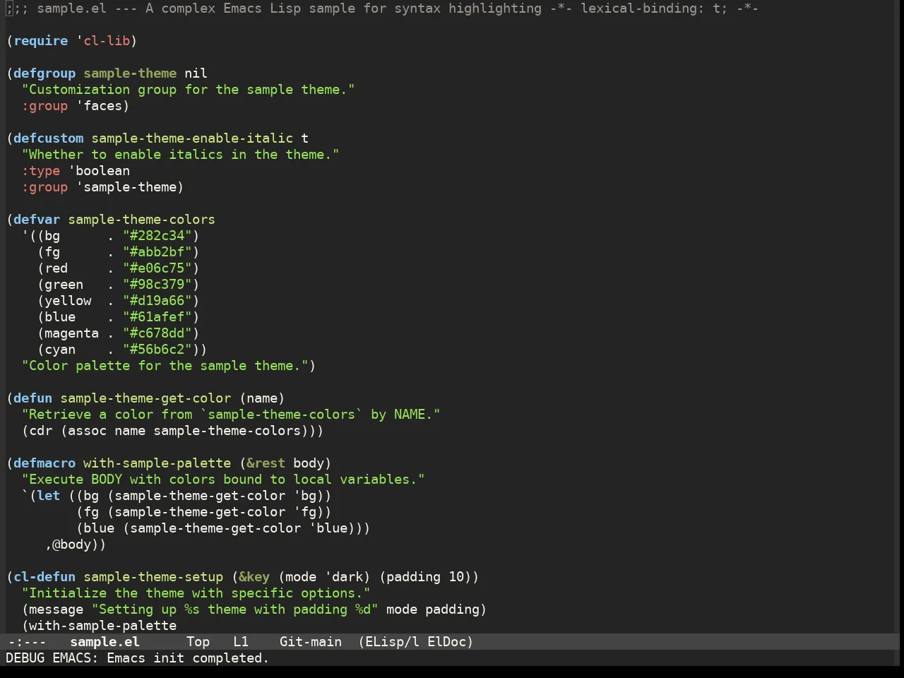 Heaven and Hell in emacs-lisp-mode