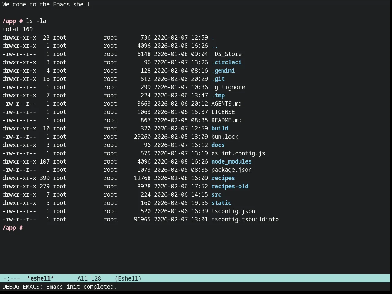 Hickey Theme in eshell