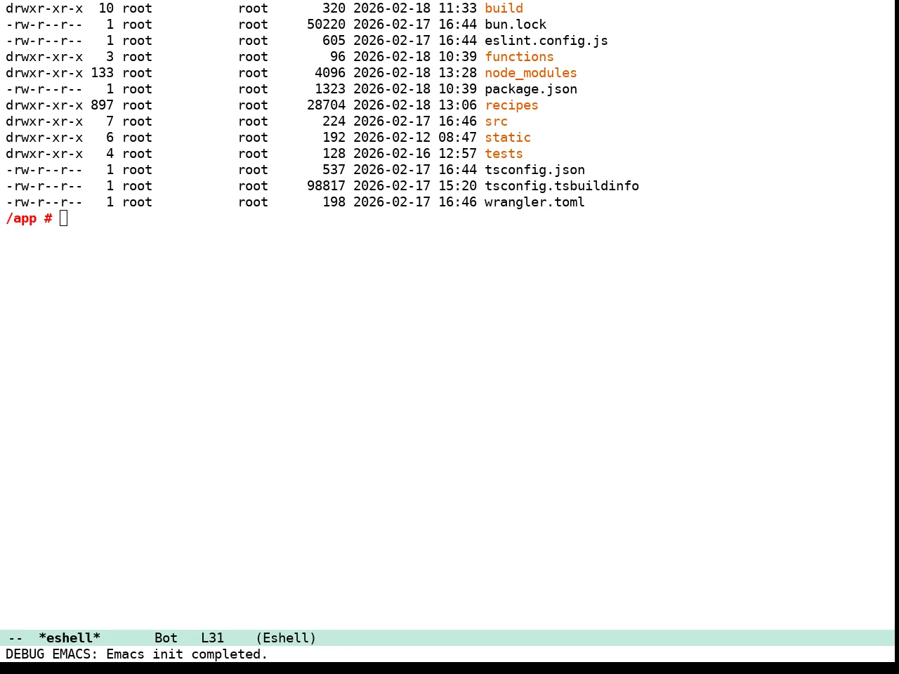 Hima Theme in eshell