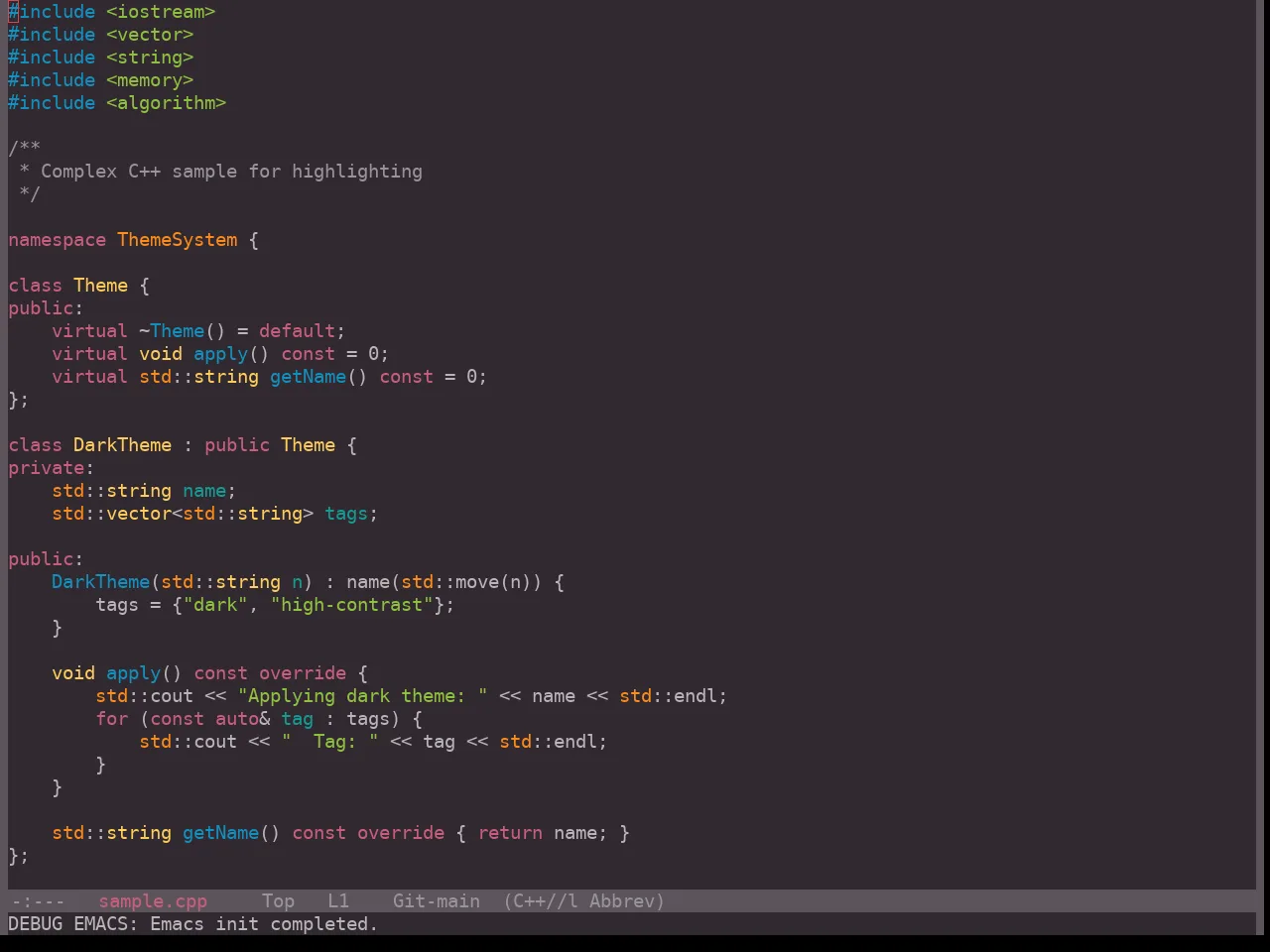 Hopscotch Theme in c++-mode