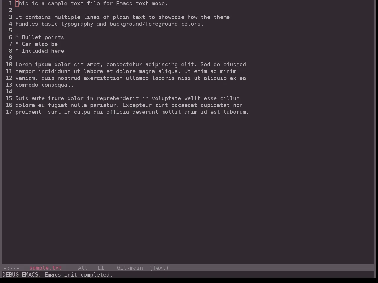 Hopscotch Theme in text-mode