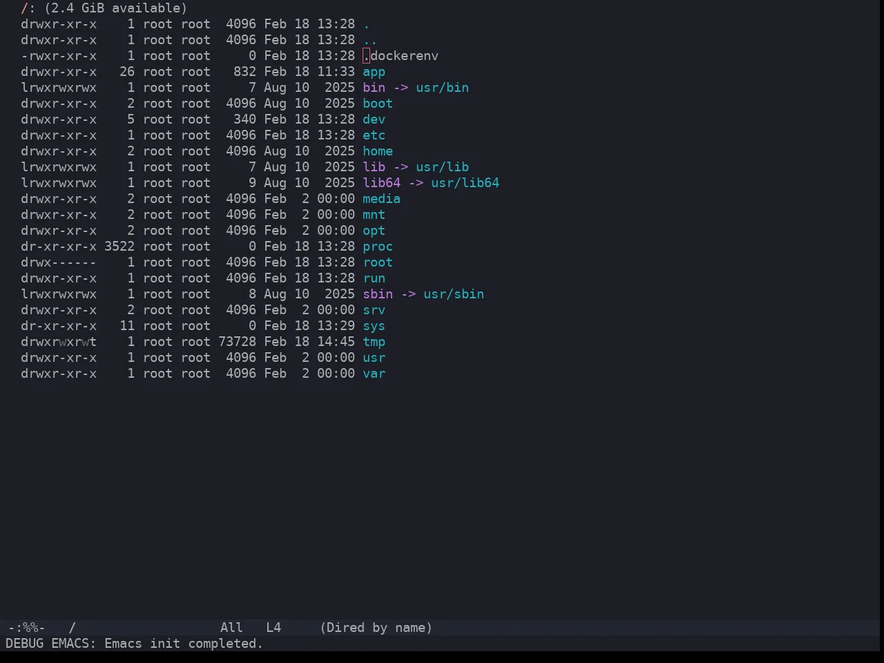 Horizon Theme in dired