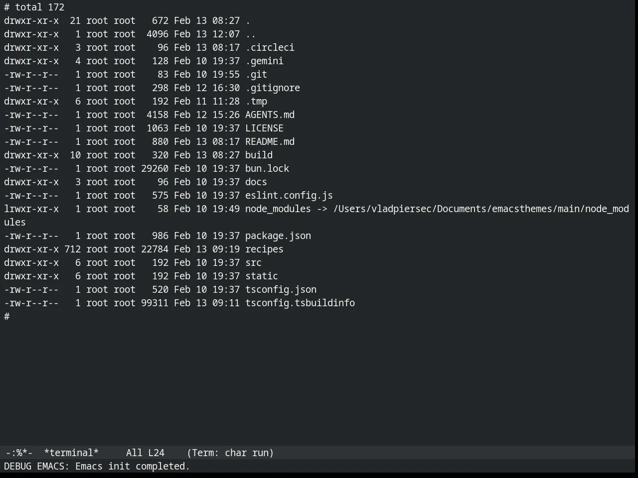 Humanoid Dark Theme in term