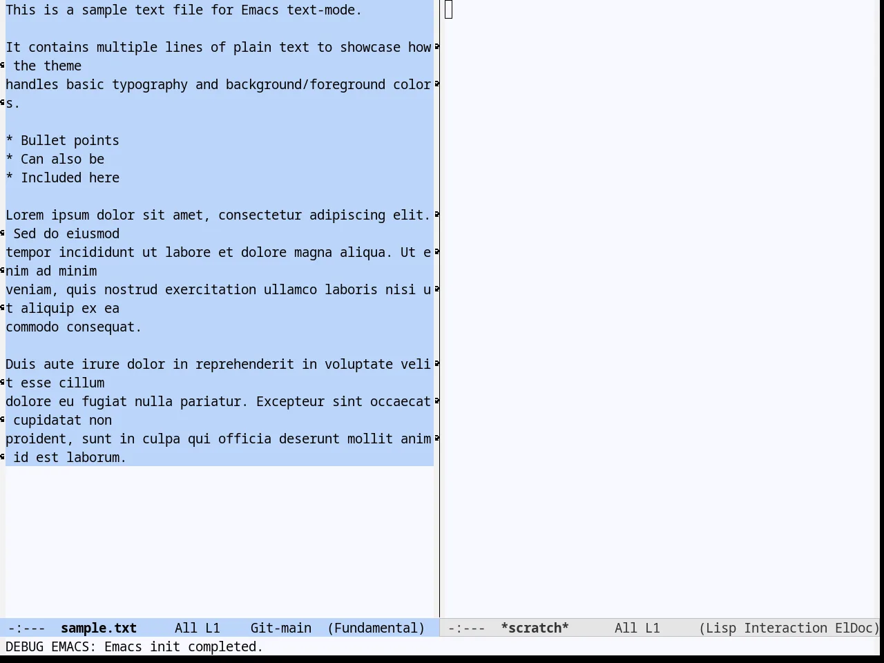 Hydandata Theme in fundamental-mode