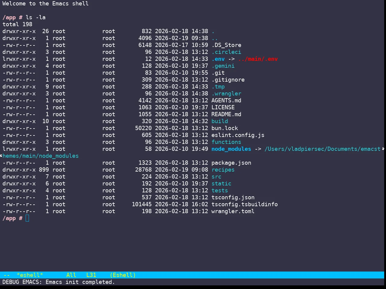 Hyperstitional Themes Digitalsear Inverted Theme in eshell