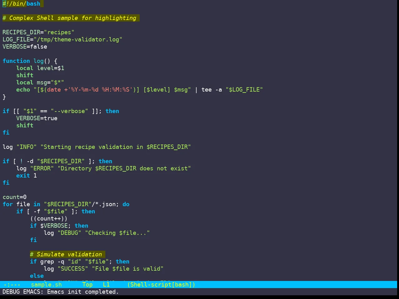 Hyperstitional Themes Digitalsear Inverted Theme in sh-mode