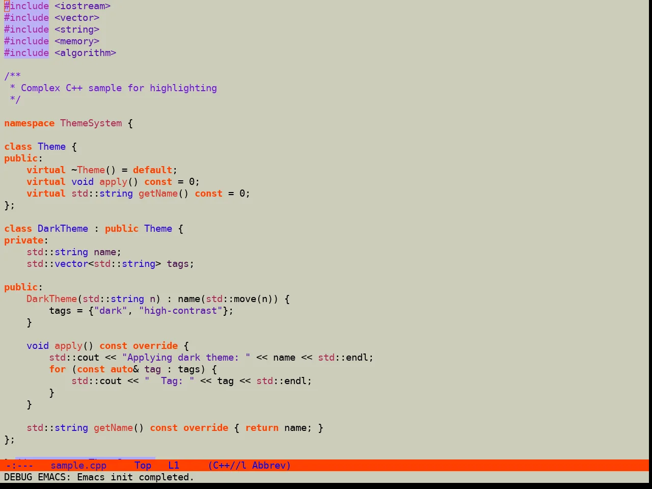 Hyperstitional Themes Digitalsear Theme in c++-mode