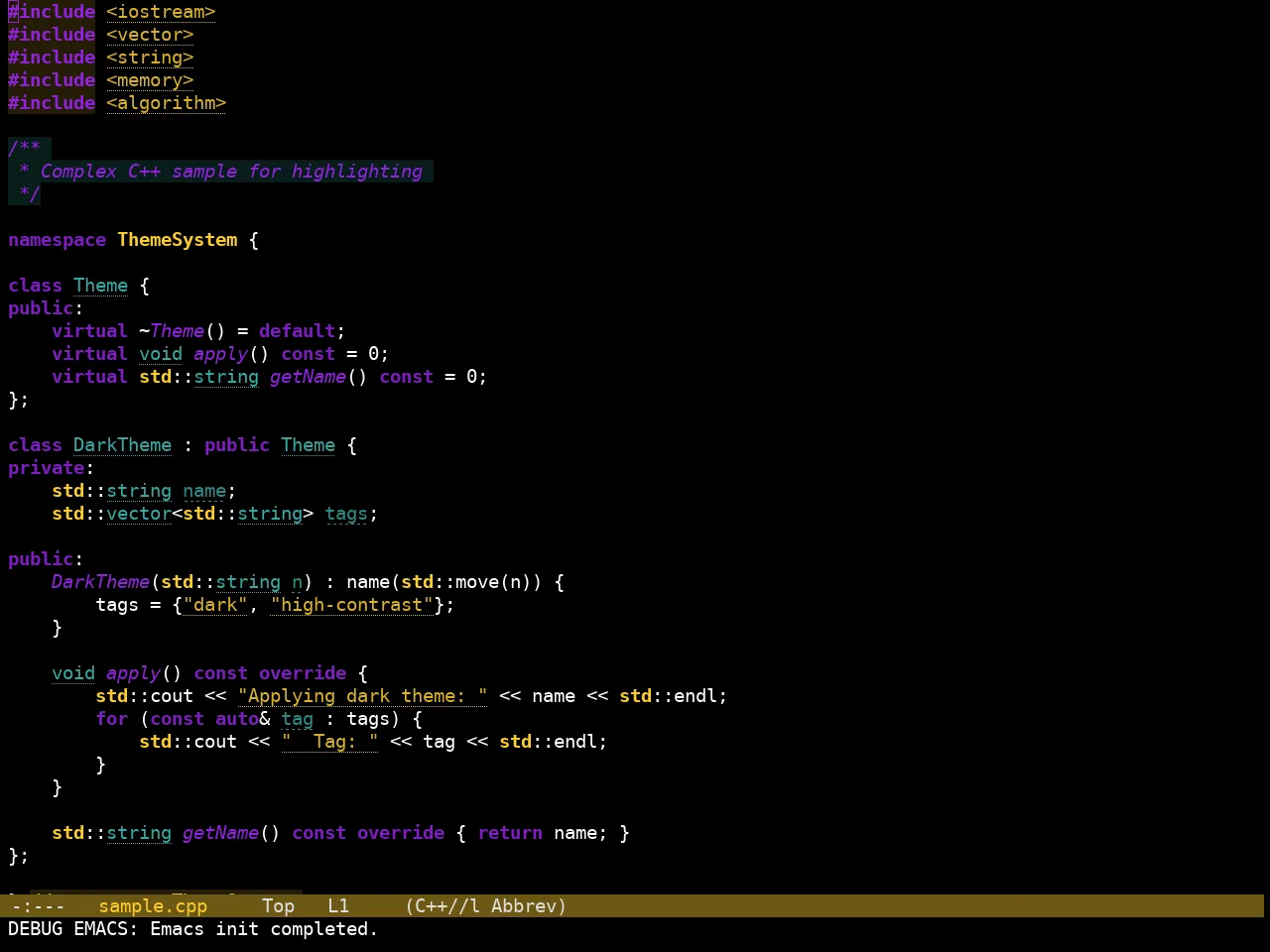 Hyperstitional Themes Rebug Alternate Flipped Theme in c++-mode
