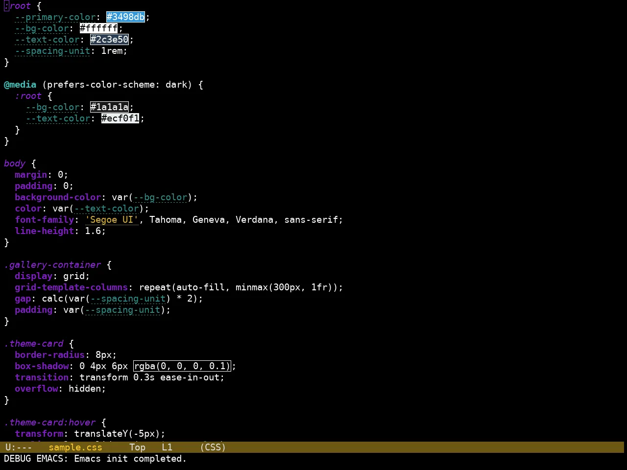 Hyperstitional Themes Rebug Alternate Flipped Theme in css-mode