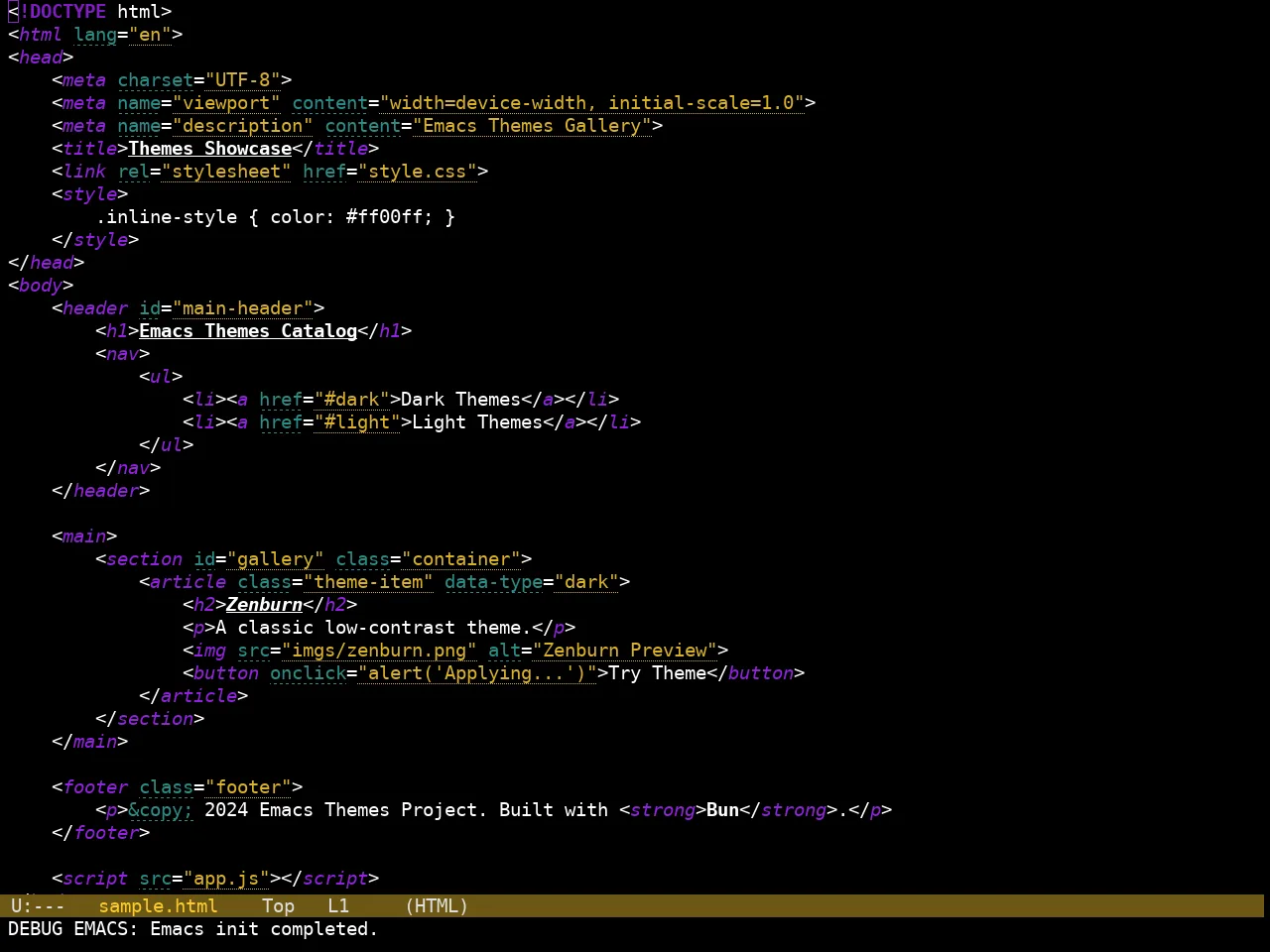 Hyperstitional Themes Rebug Alternate Flipped Theme in html-mode