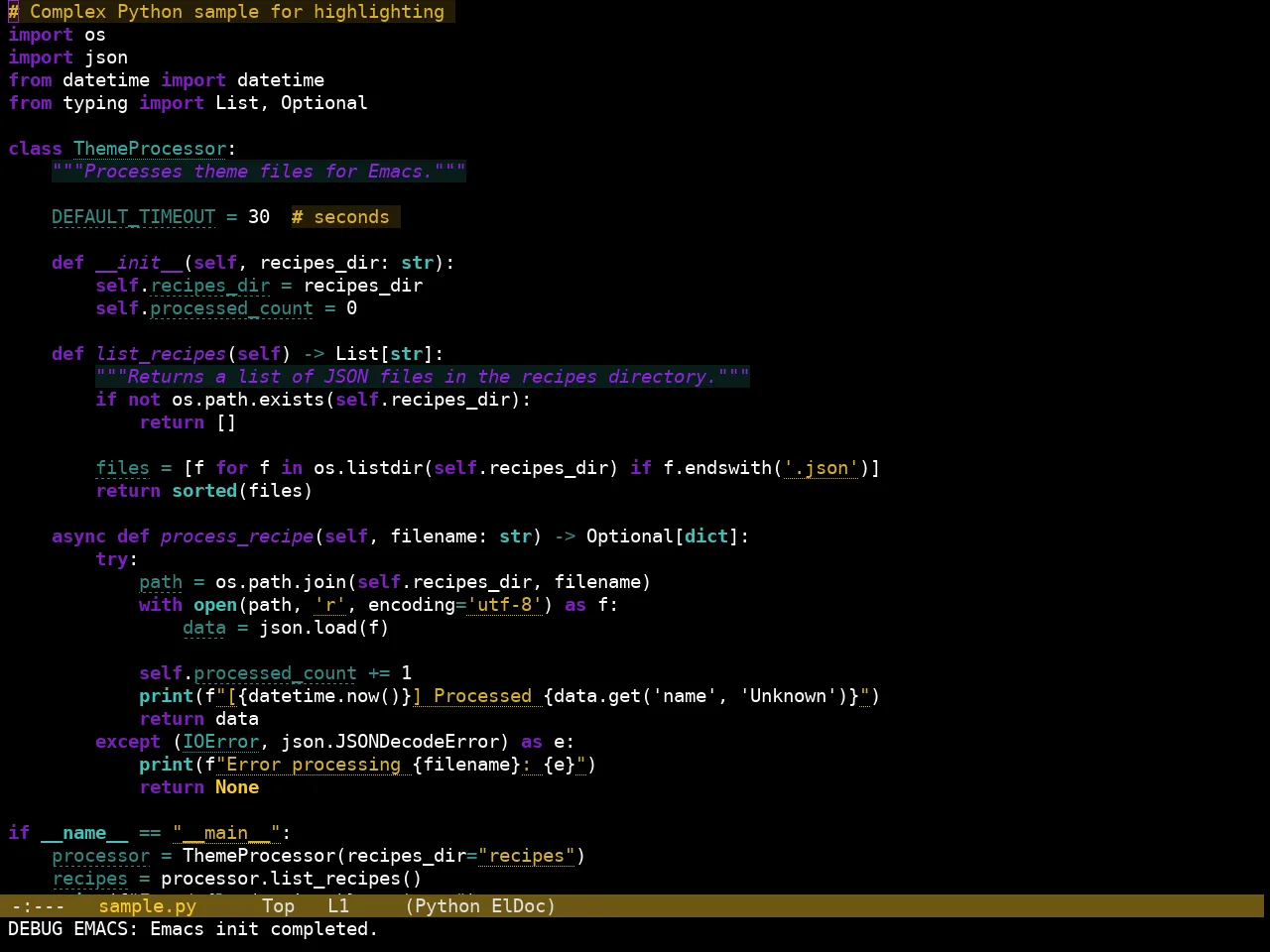 Hyperstitional Themes Rebug Alternate Flipped Theme in python-mode