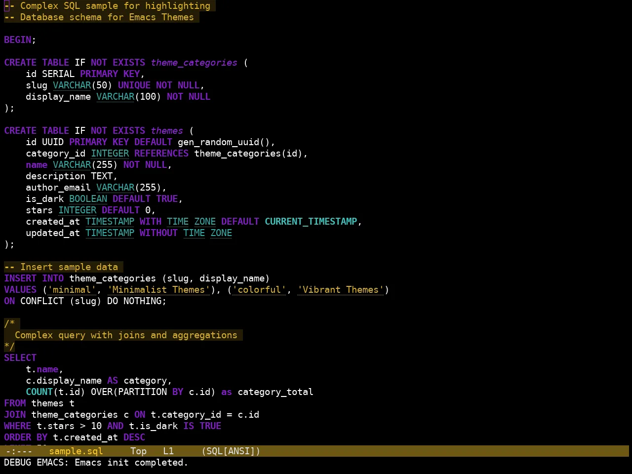 Hyperstitional Themes Rebug Alternate Flipped Theme in sql-mode