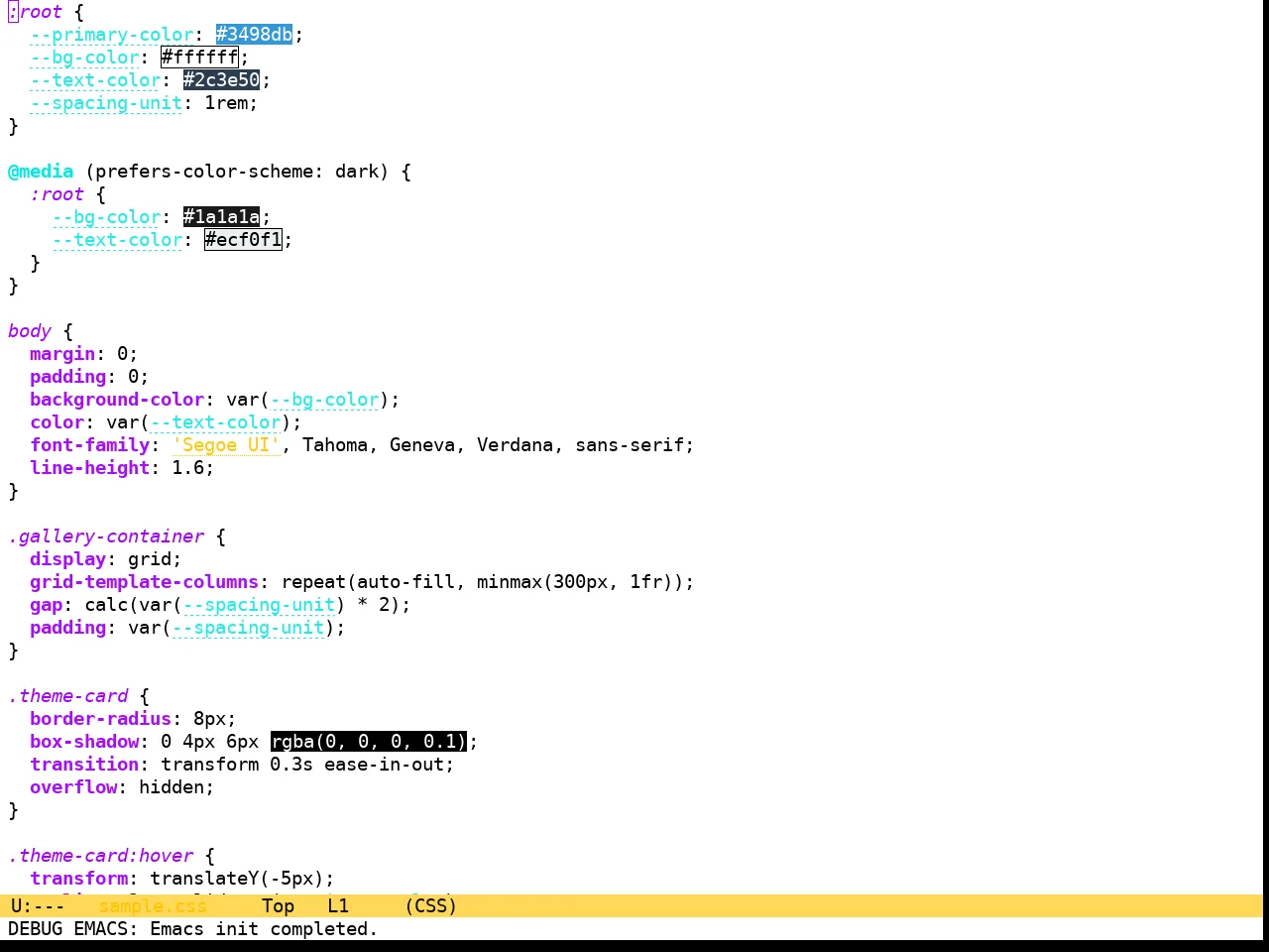 Hyperstitional Themes Rebug Alternate Theme in css-mode