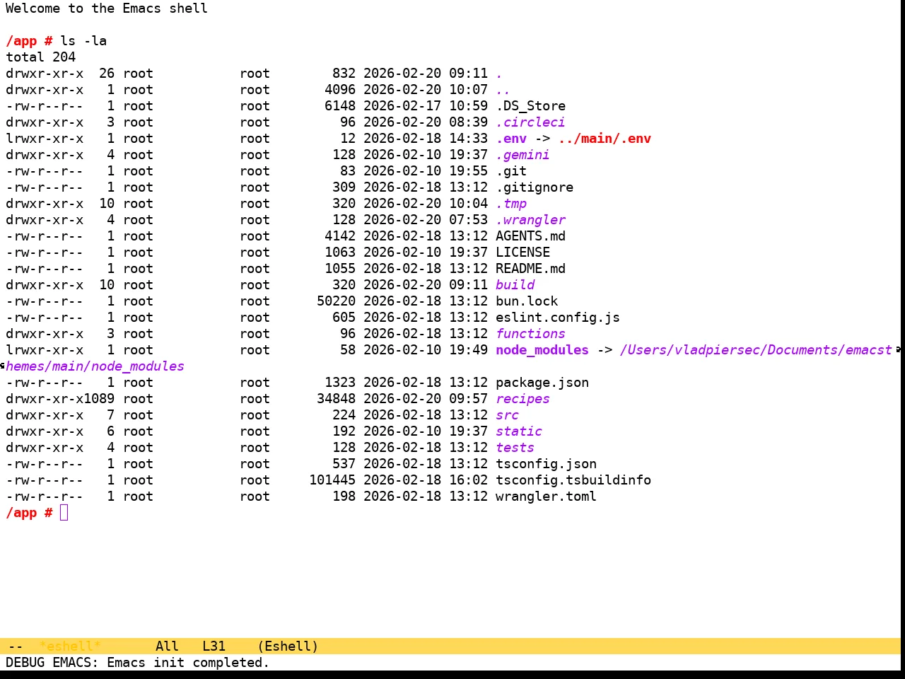Hyperstitional Themes Rebug Alternate Theme in eshell
