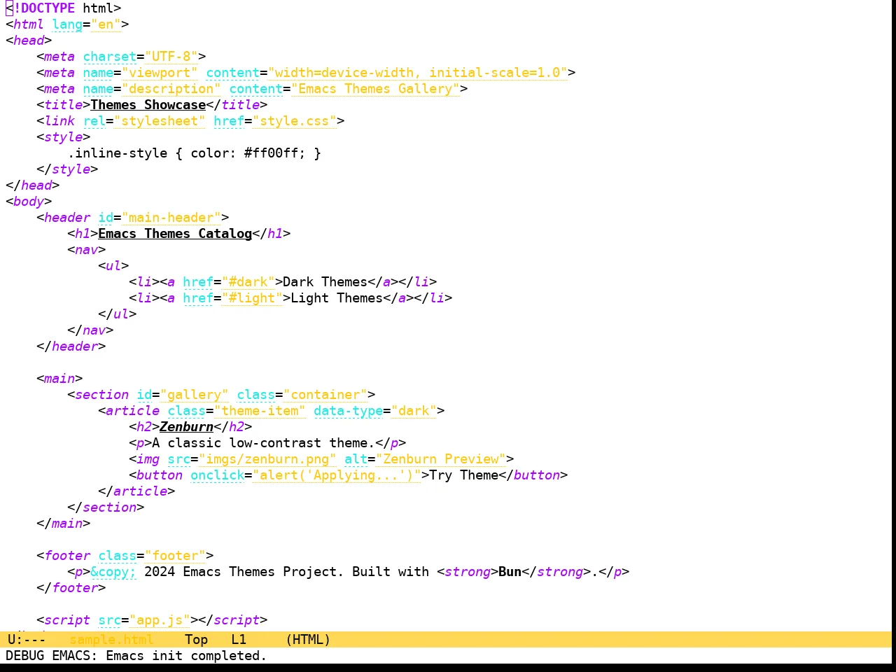 Hyperstitional Themes Rebug Alternate Theme in html-mode
