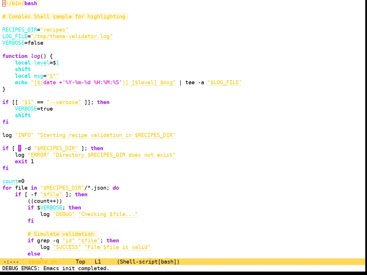Hyperstitional Themes Rebug Alternate Theme in sh-mode