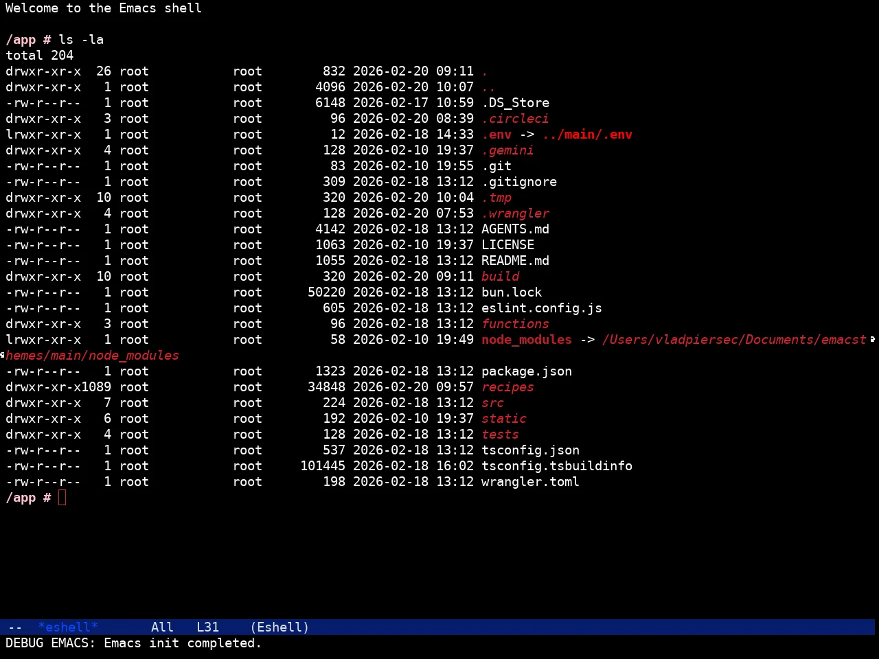 Hyperstitional Themes Rebug Flipped Theme in eshell