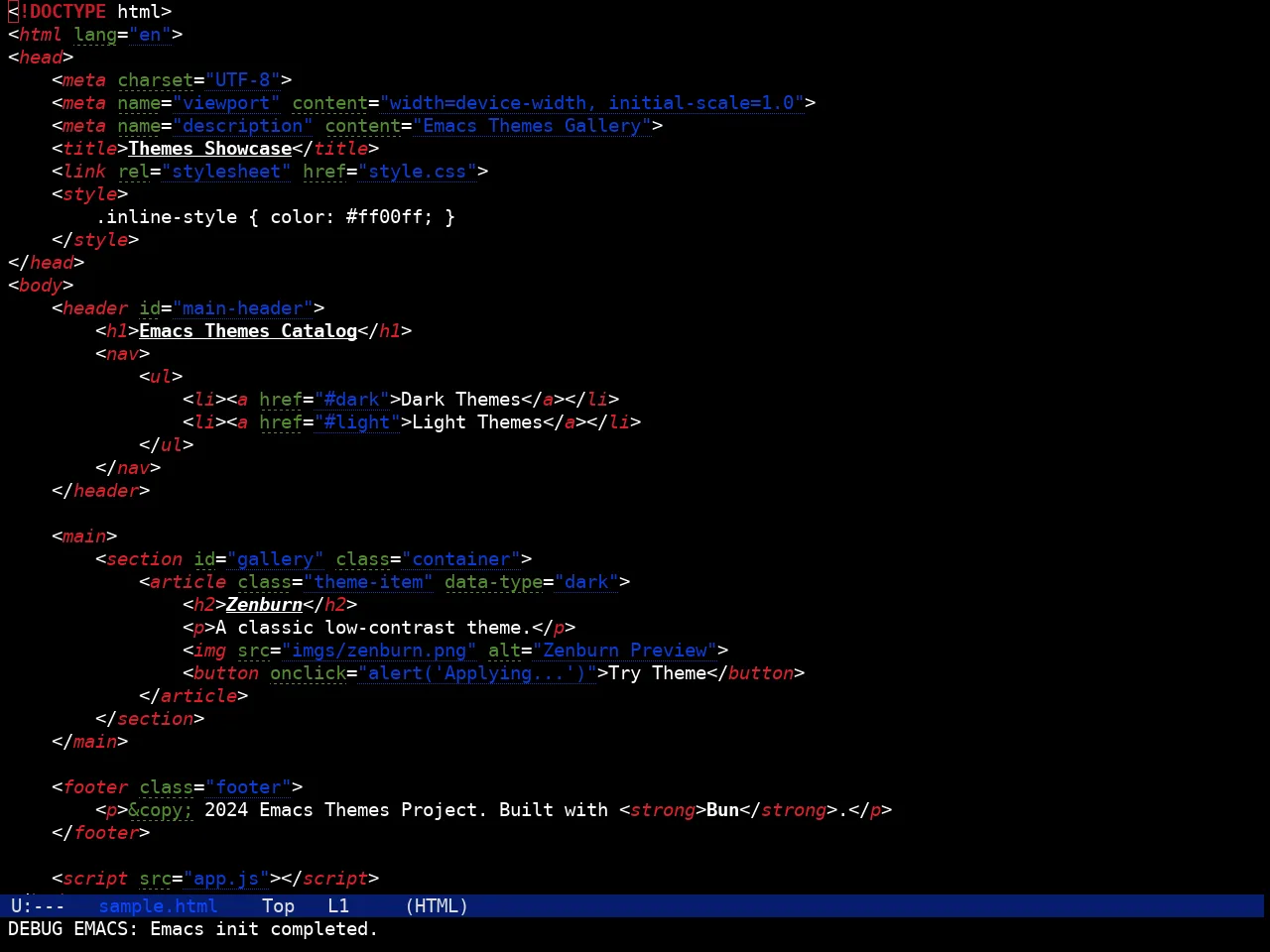 Hyperstitional Themes Rebug Flipped Theme in html-mode