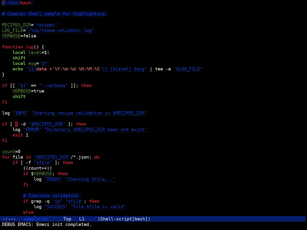 Hyperstitional Themes Rebug Flipped Theme in sh-mode