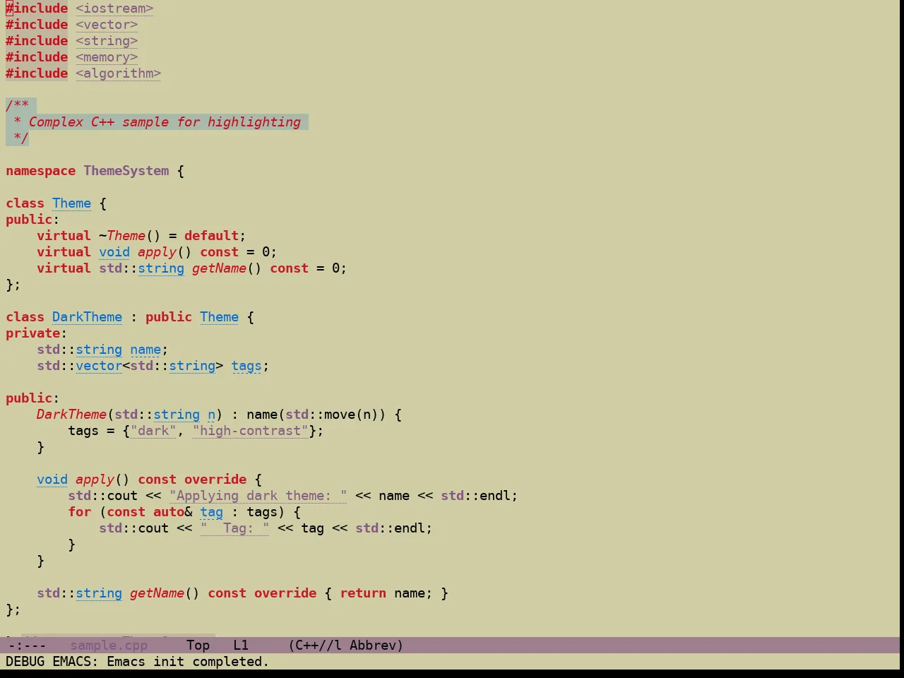 Hyperstitional Themes Rebug Lawn Sere Theme in c++-mode