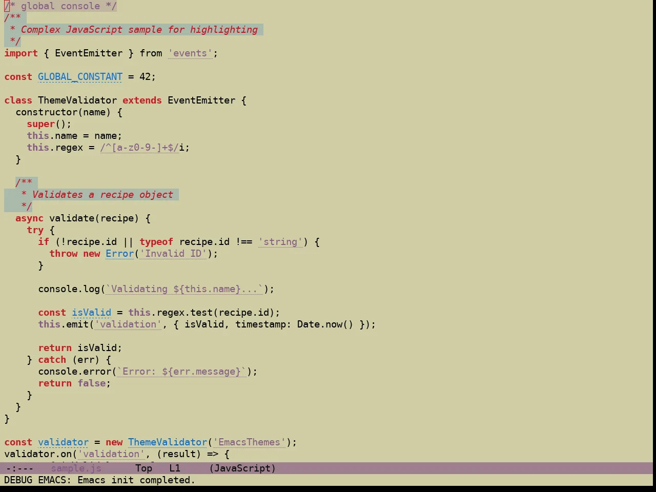 Hyperstitional Themes Rebug Lawn Sere Theme in javascript-mode